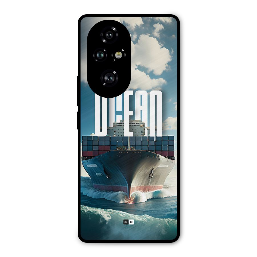 Ocean Life Metal Back Case for Honor 200 Pro