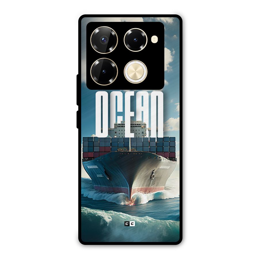 Ocean Life Metal Back Case for Infinix Note 40 Pro Plus