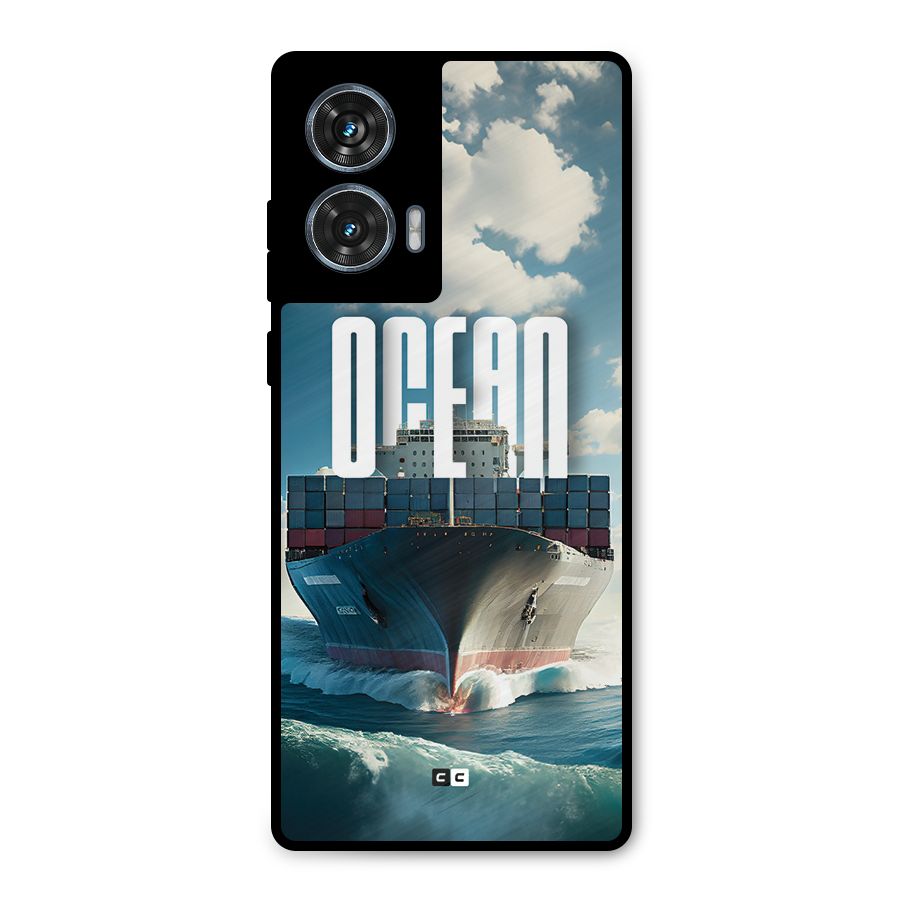 Ocean Life Metal Back Case for Motorola Edge 50 Fusion