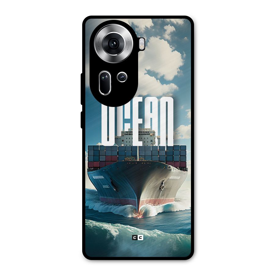 Ocean Life Metal Back Case for Oppo Reno11 5G