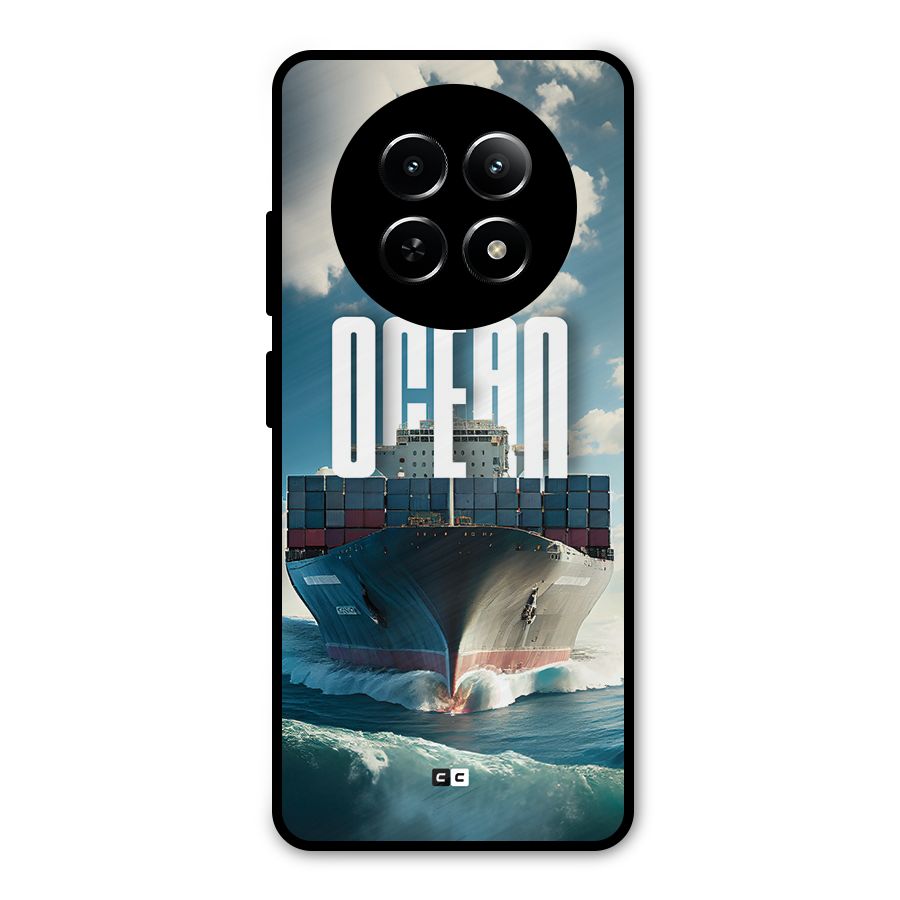 Ocean Life Metal Back Case for Realme 12x 5G