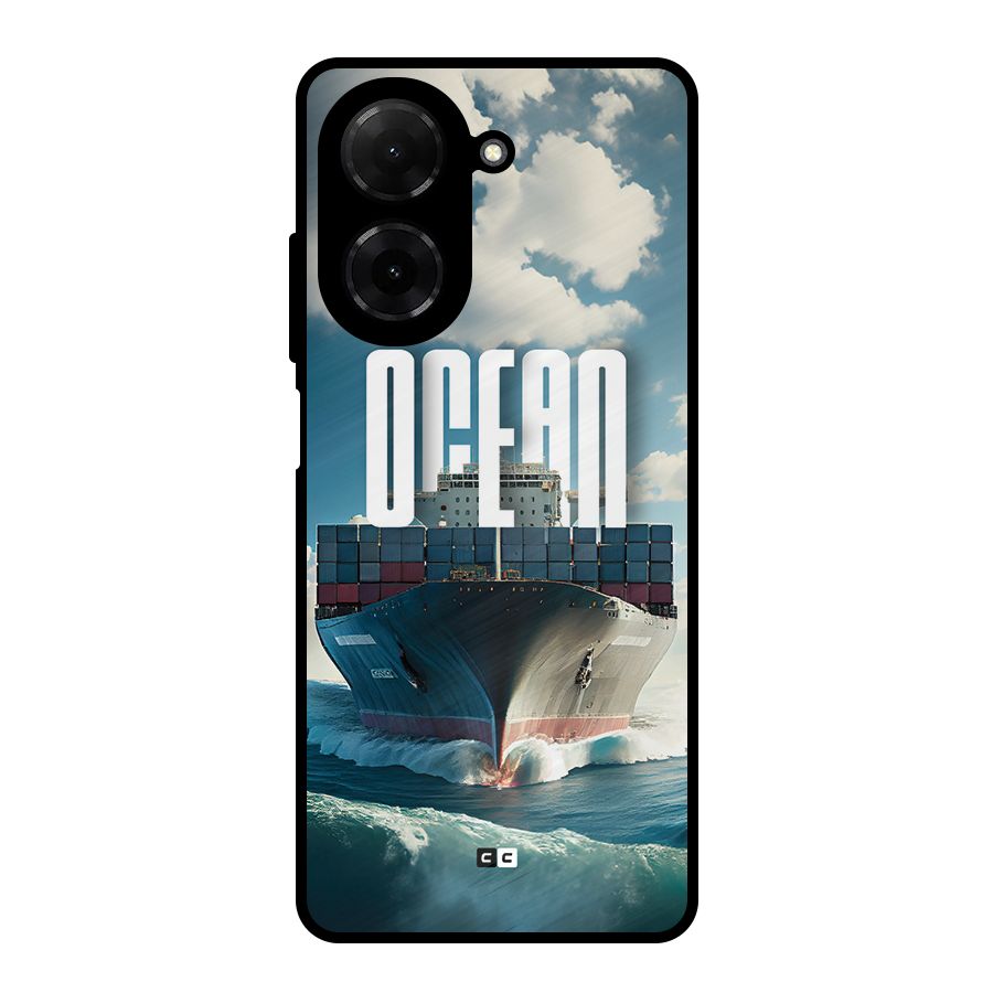Ocean Life Metal Back Case for Redmi A5 4G
