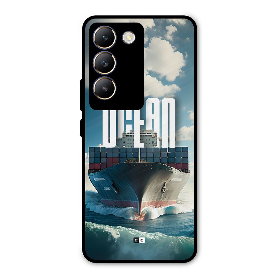 Ocean Life Metal Back Case for Vivo T3 5G