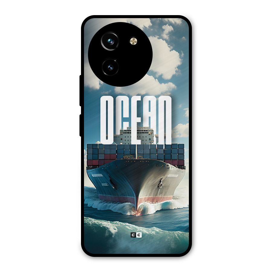 Ocean Life Metal Back Case for Vivo T3x