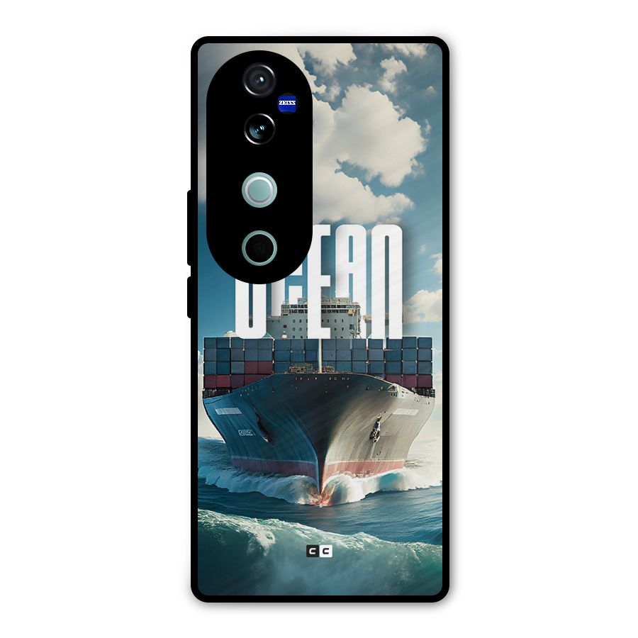 Ocean Life Metal Back Case for Vivo V40