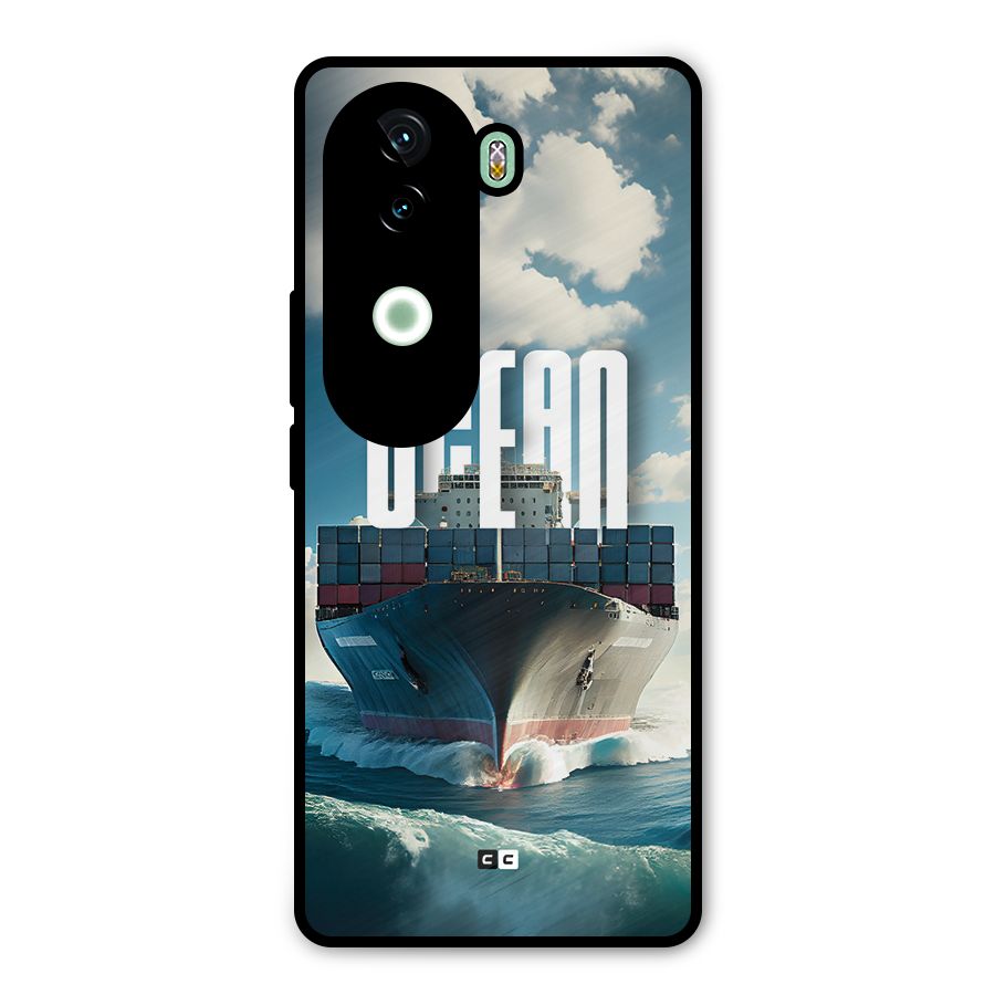 Ocean Life Metal Back Case for iQOO Z9s
