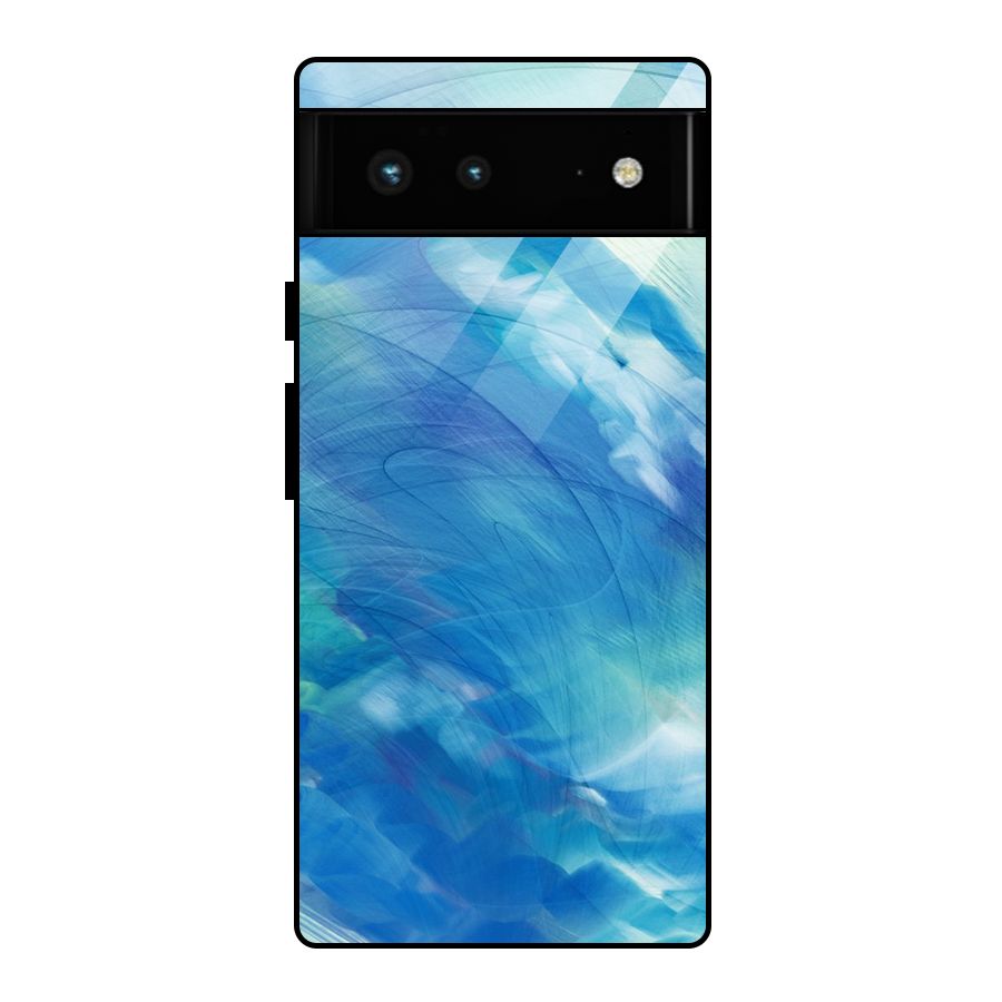 Ocean Mist Glass Back Case for Google Pixel 6