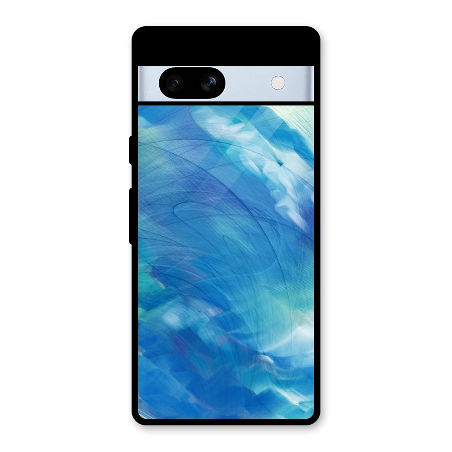 Ocean Mist Glass Back Case for Google Pixel 7a