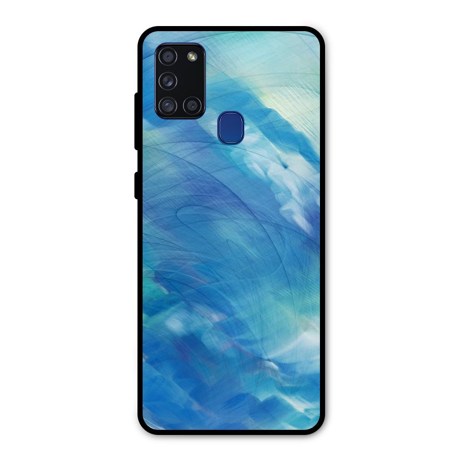Ocean Mist Metal Back Case for Galaxy A21s