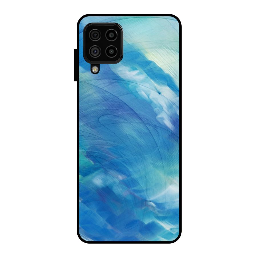 Ocean Mist Metal Back Case for Galaxy A22 4G