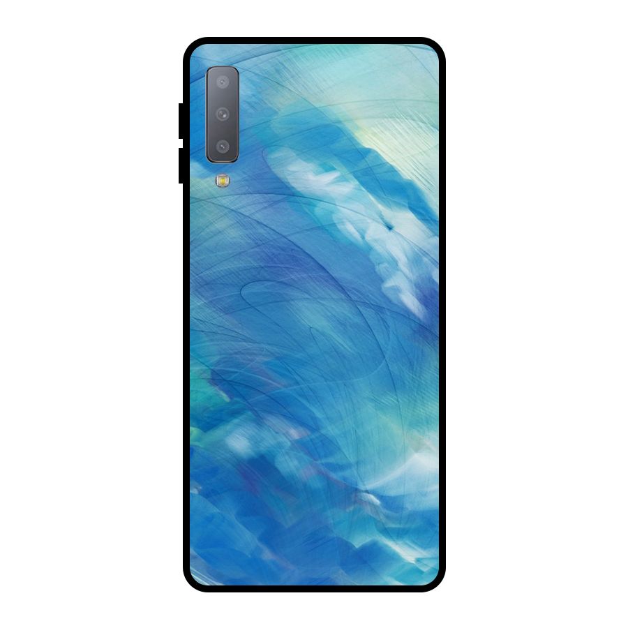 Ocean Mist Metal Back Case for Galaxy A7 (2018)
