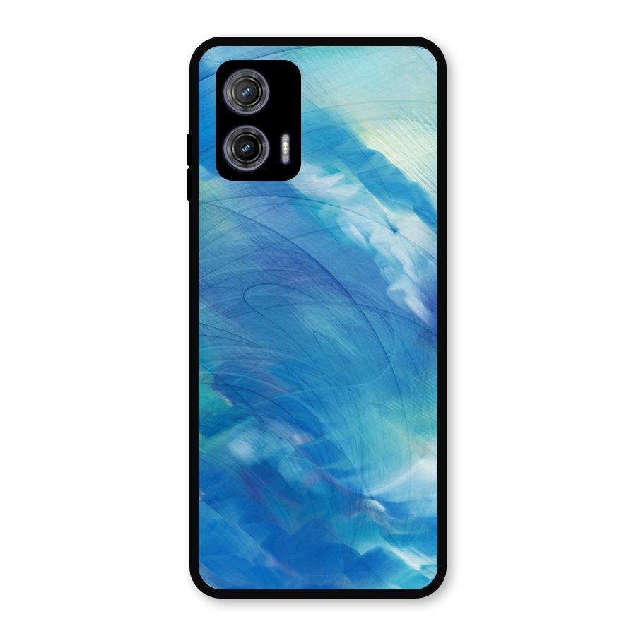 Ocean Mist Metal Back Case for Moto G73