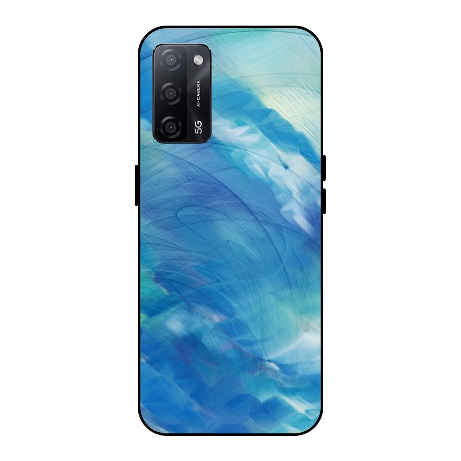 Ocean Mist Metal Back Case for Oppo A53s 5G