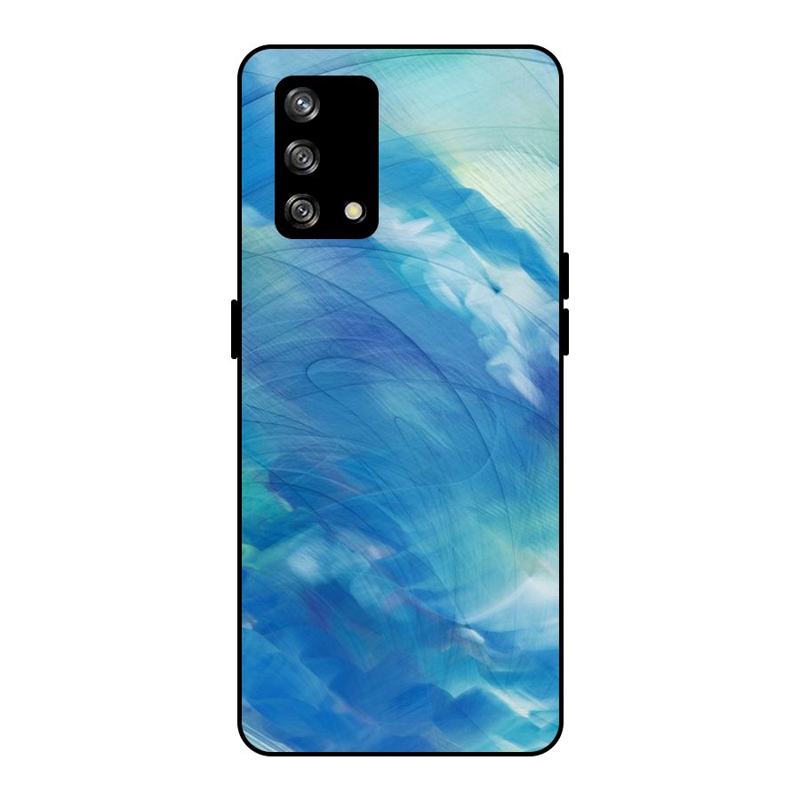 Ocean Mist Metal Back Case for Oppo F19