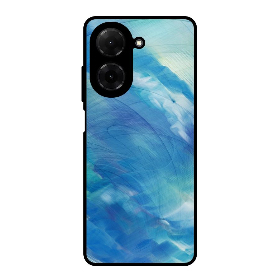 Ocean Mist Metal Back Case for Redmi A5 4G