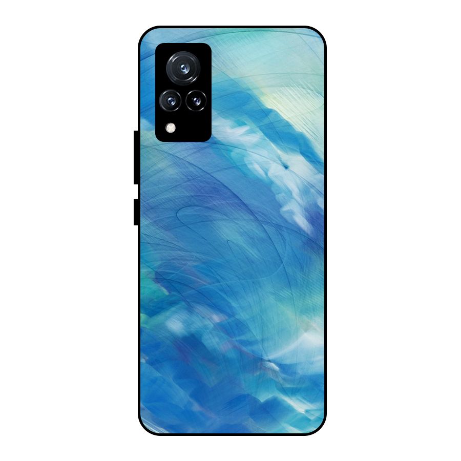 Ocean Mist Metal Back Case for Vivo V21 5G