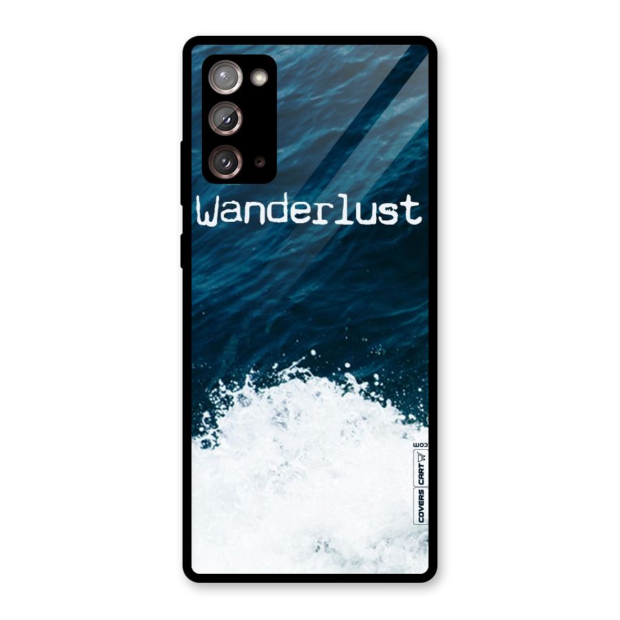 Ocean Wanderlust Glass Back Case for Galaxy Note 20
