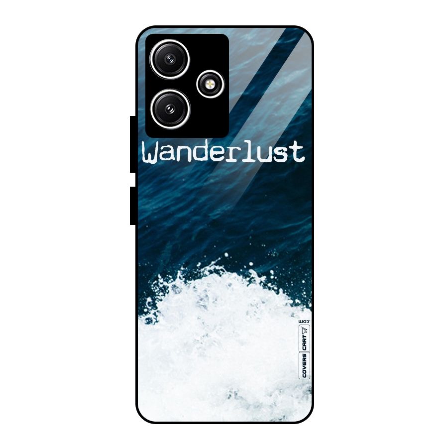Ocean Wanderlust Glass Back Case for Redmi 12 5G