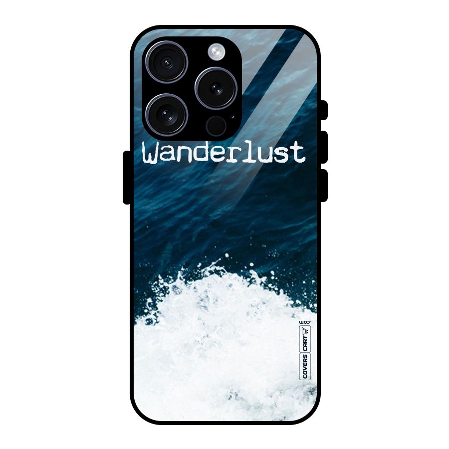 Ocean Wanderlust Glass Back Case for iPhone 15 Pro