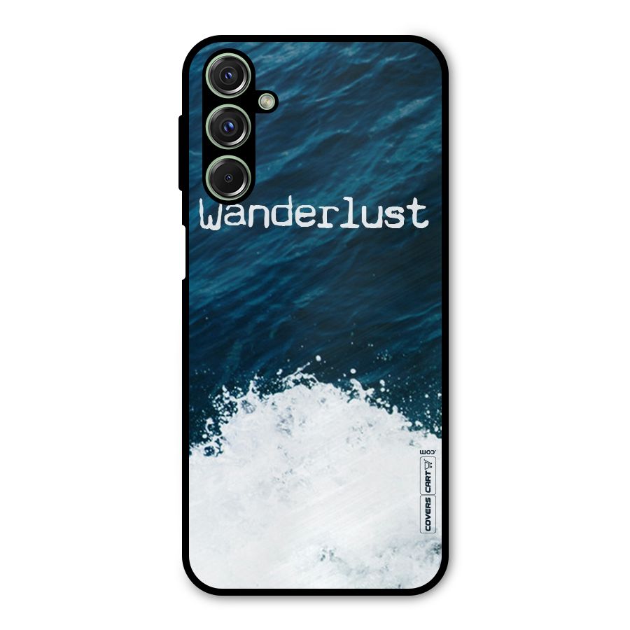 Ocean Wanderlust Metal Back Case for Galaxy F34