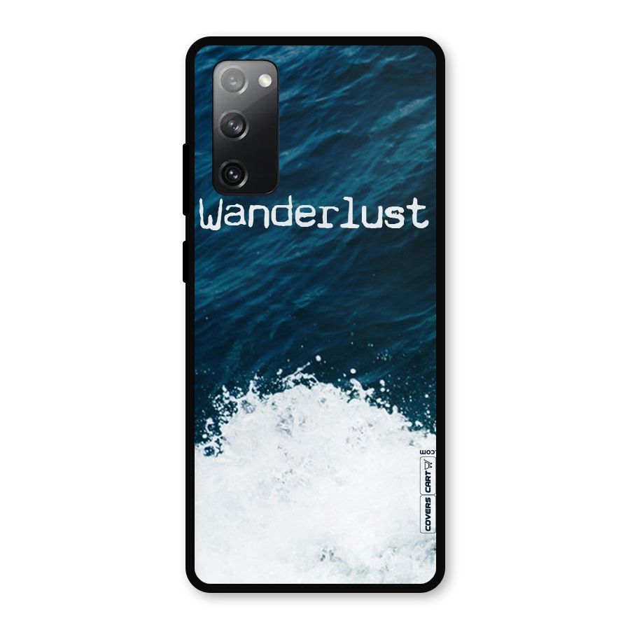 Ocean Wanderlust Metal Back Case for Galaxy S20 FE 5G