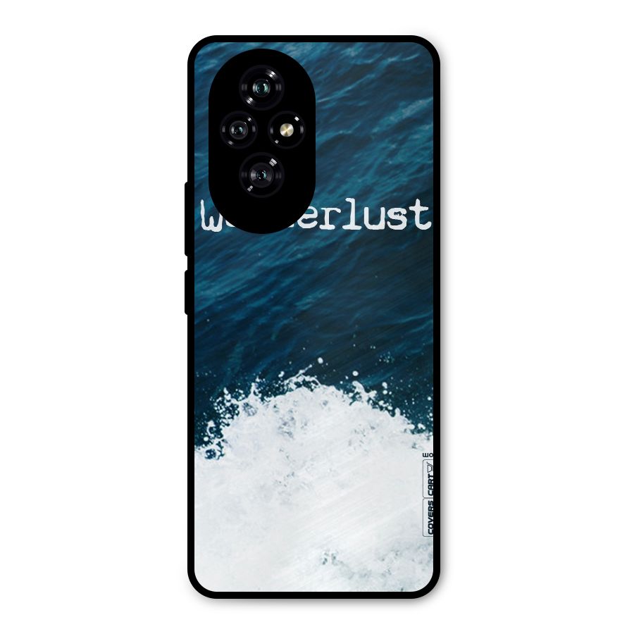 Ocean Wanderlust Metal Back Case for Honor 200