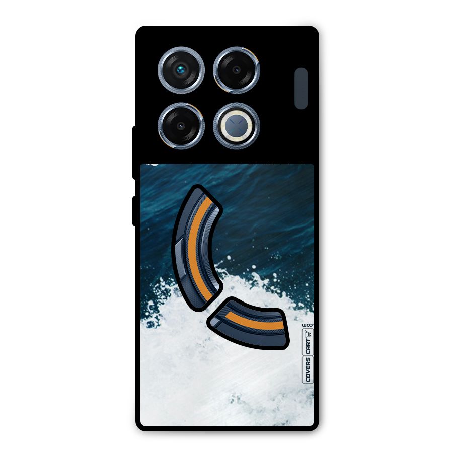 Ocean Wanderlust Metal Back Case for Infinix GT 20 Pro