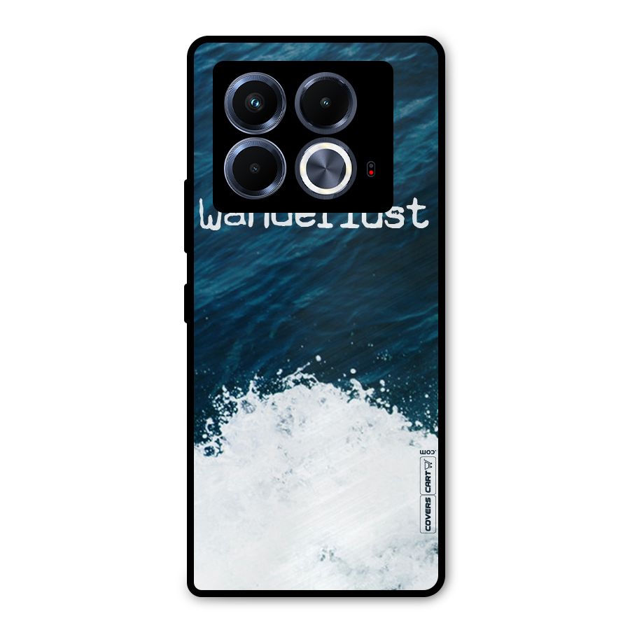 Ocean Wanderlust Metal Back Case for Infinix Note 40 5G