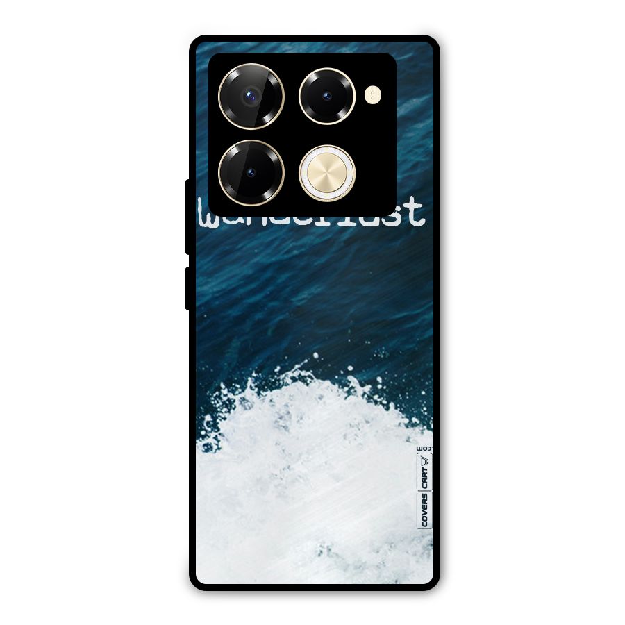 Ocean Wanderlust Metal Back Case for Infinix Note 40 Pro