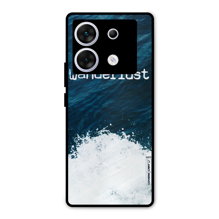 Ocean Wanderlust Metal Back Case for Infinix Zero 30 5G
