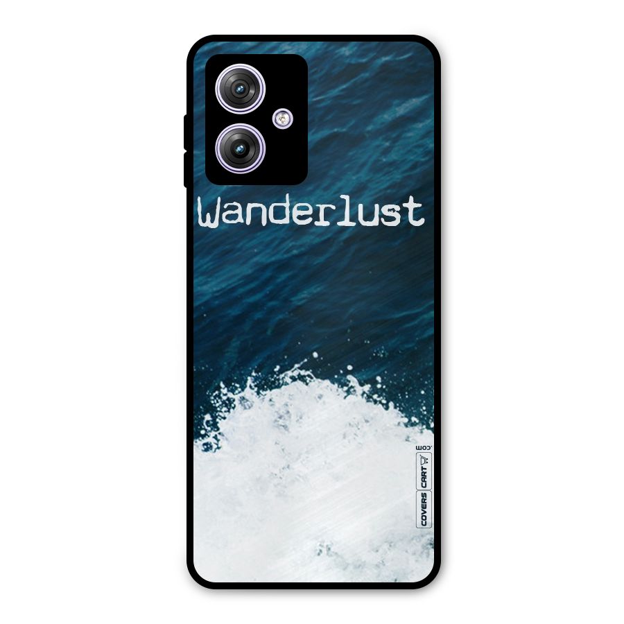 Ocean Wanderlust Metal Back Case for Moto G64