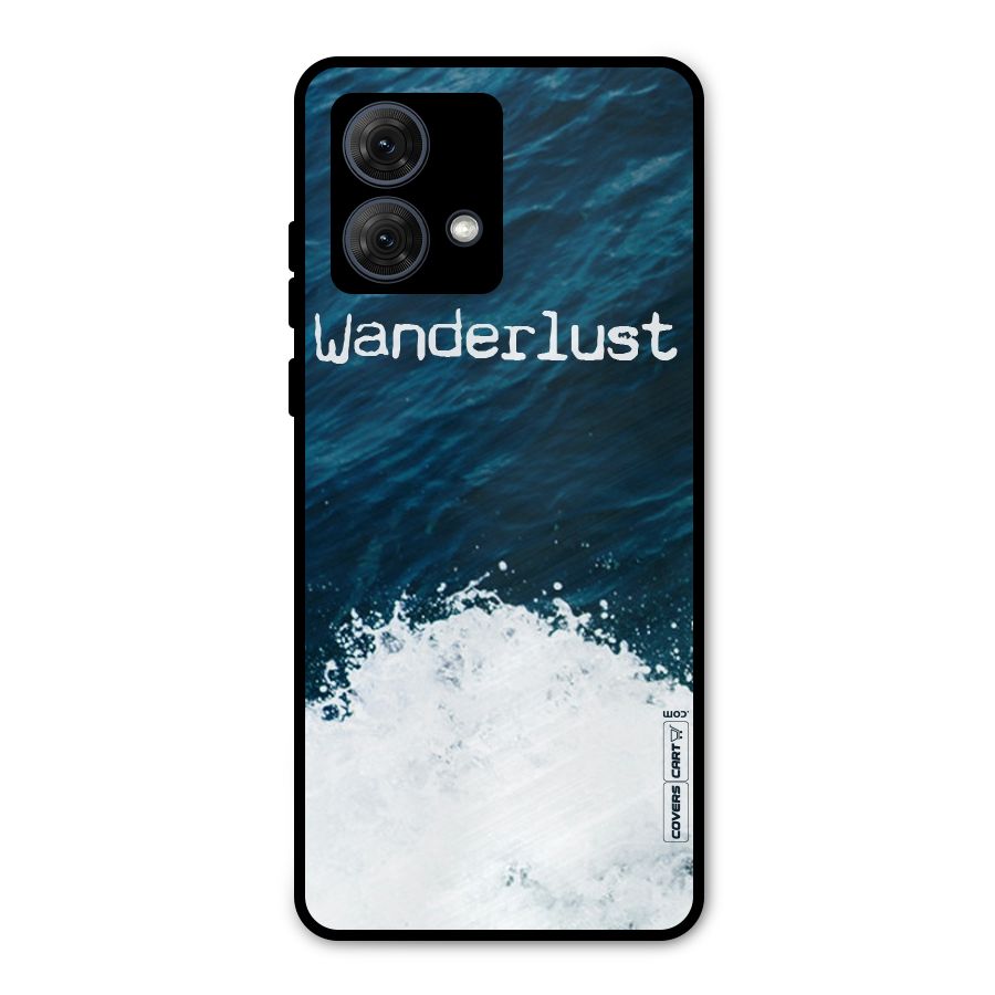 Ocean Wanderlust Metal Back Case for Moto G84