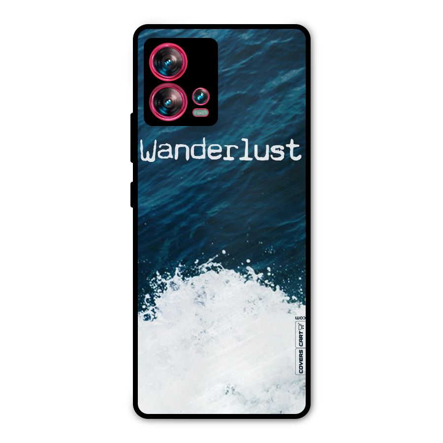 Ocean Wanderlust Metal Back Case for Motorola Edge 30 Fusion