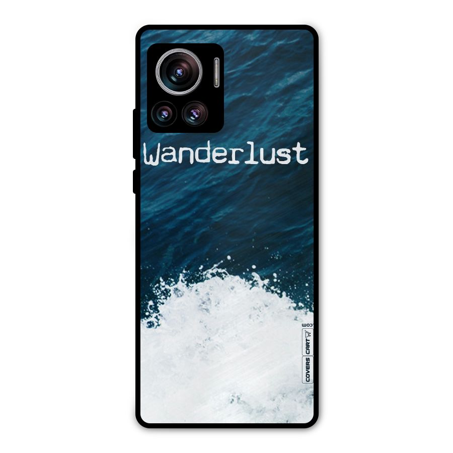 Ocean Wanderlust Metal Back Case for Motorola Edge 30 Ultra