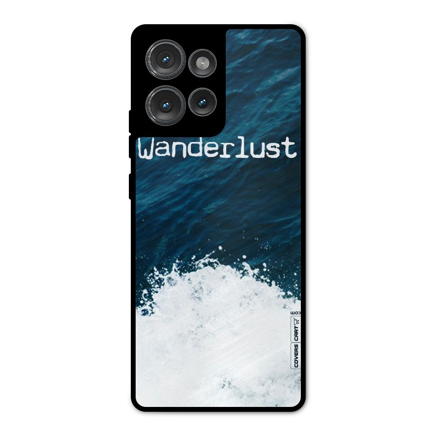 Ocean Wanderlust Metal Back Case for Motorola Edge 50
