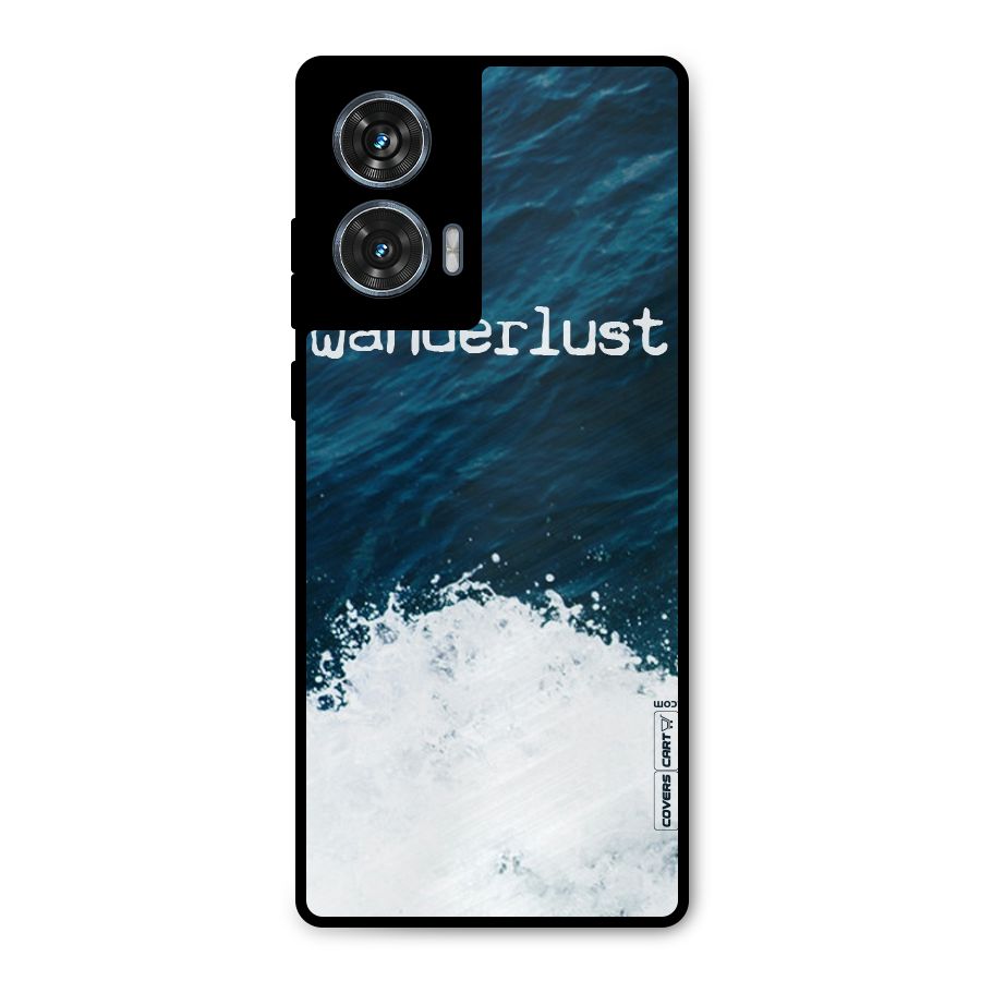 Ocean Wanderlust Metal Back Case for Motorola Edge 50 Fusion