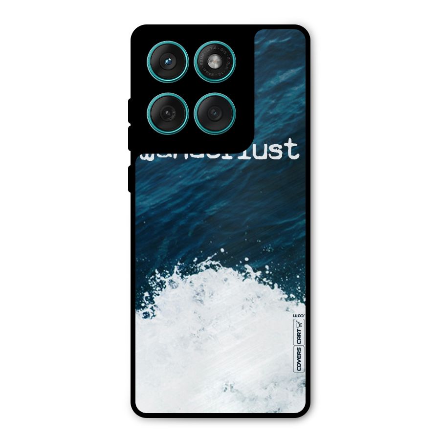 Ocean Wanderlust Metal Back Case for Motorola Edge 60 Fusion