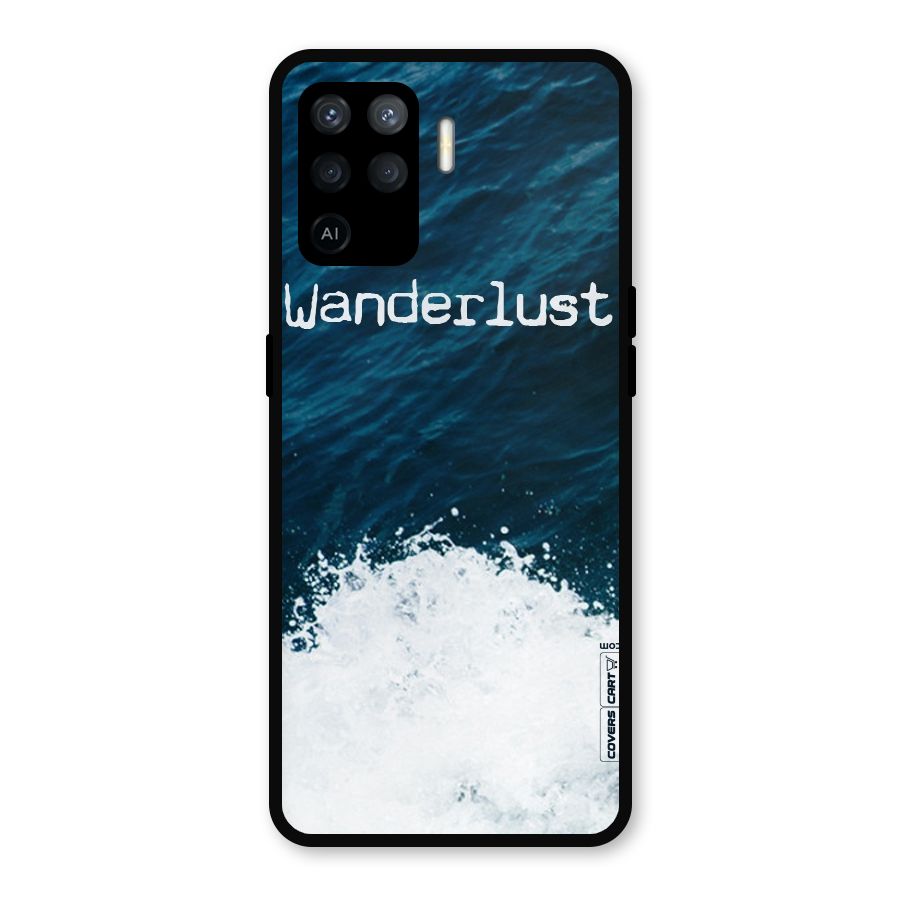 Ocean Wanderlust Metal Back Case for Oppo F19 Pro