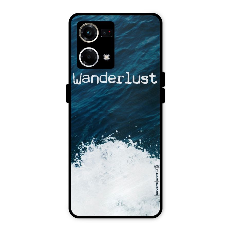 Ocean Wanderlust Metal Back Case for Oppo F21 Pro 4G
