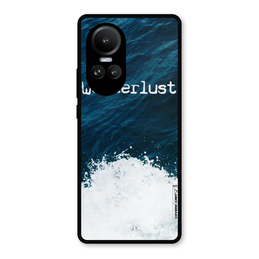 Ocean Wanderlust Metal Back Case for Oppo Reno10 Pro