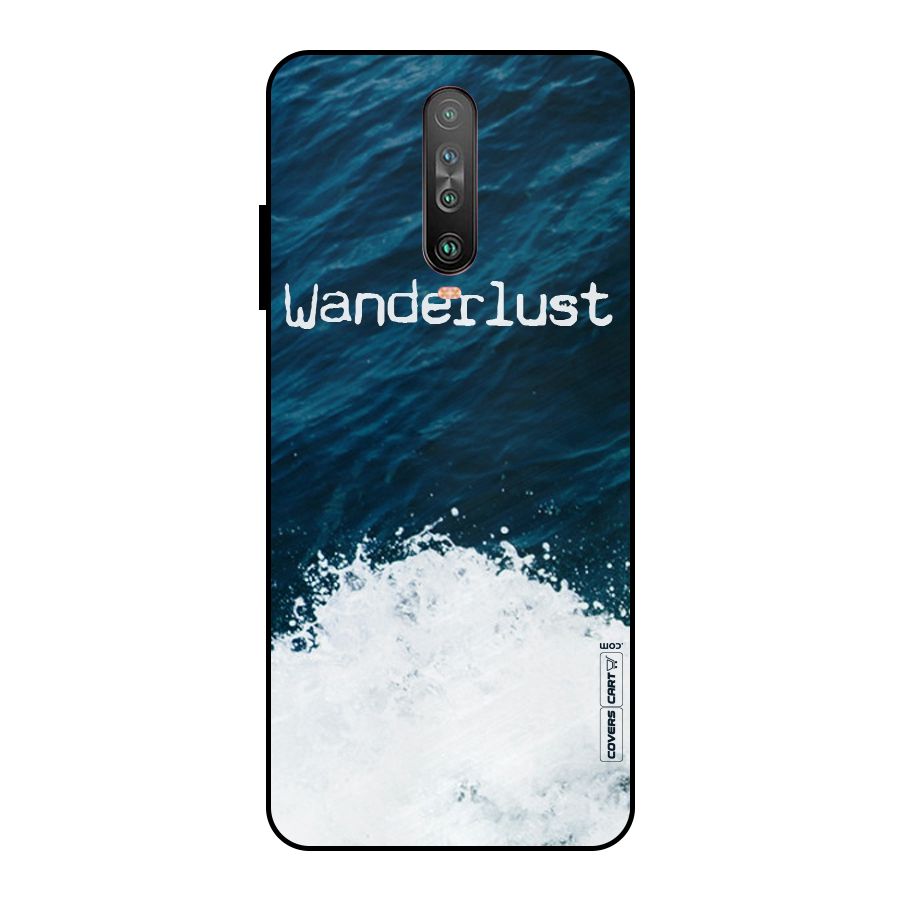 Ocean Wanderlust Metal Back Case for Poco X2