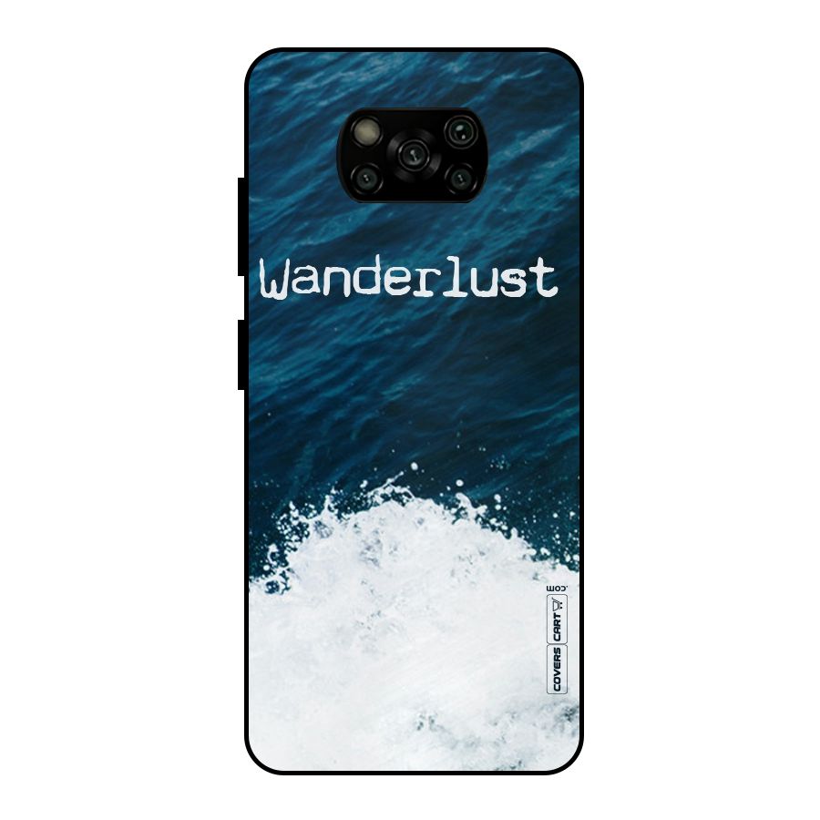 Ocean Wanderlust Metal Back Case for Poco X3