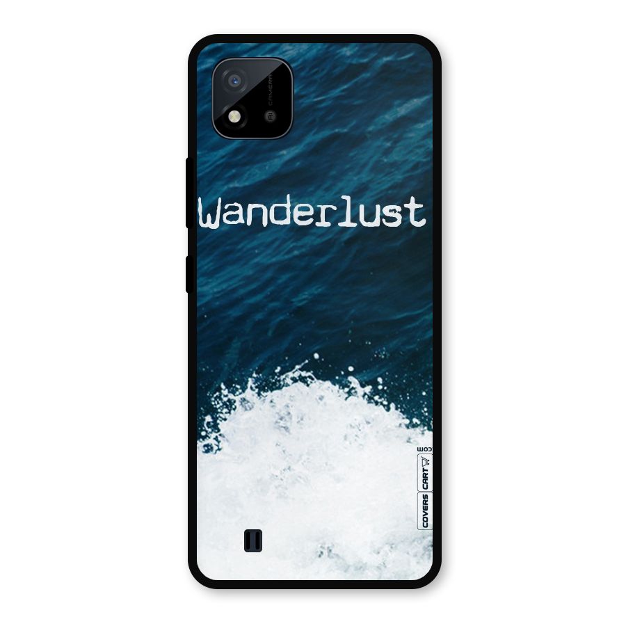 Ocean Wanderlust Metal Back Case for Realme C11 2021