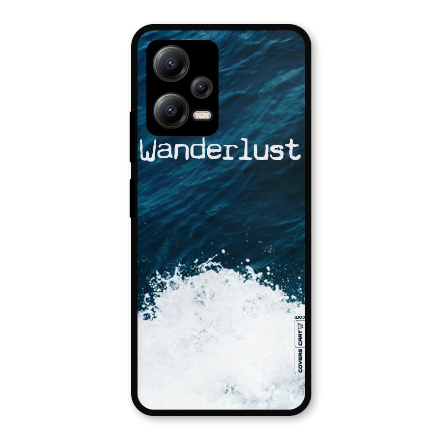 Ocean Wanderlust Metal Back Case for Redmi Note 12 5G