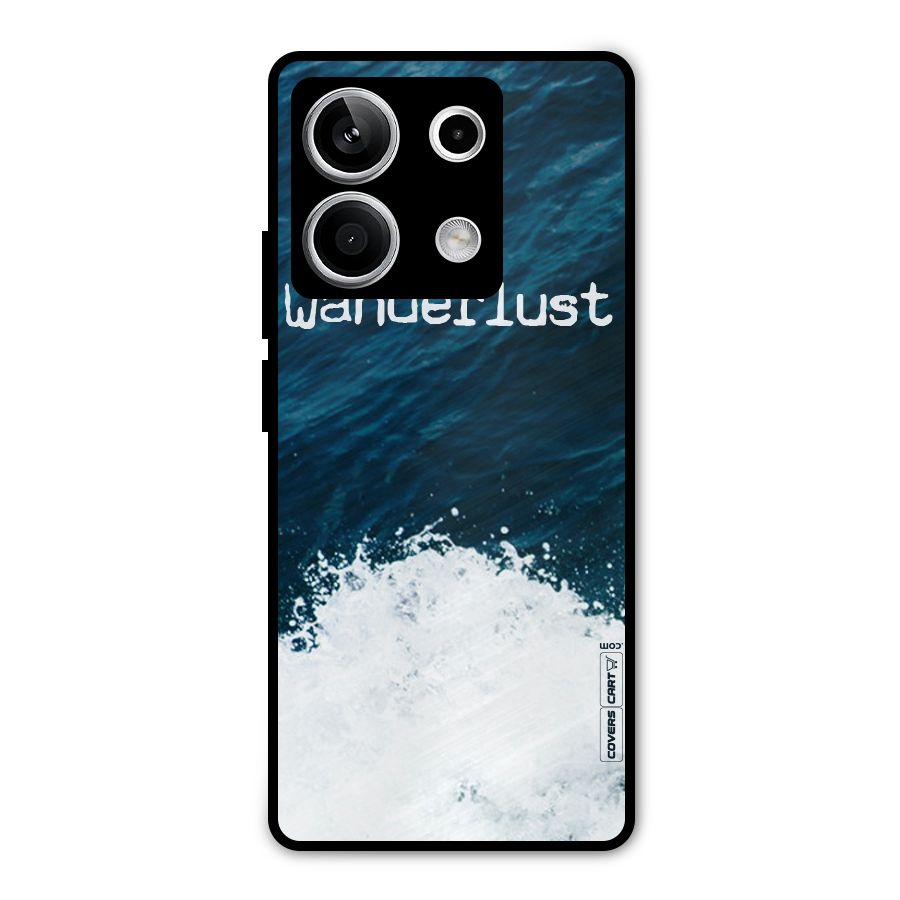 Ocean Wanderlust Metal Back Case for Redmi Note 13 5G