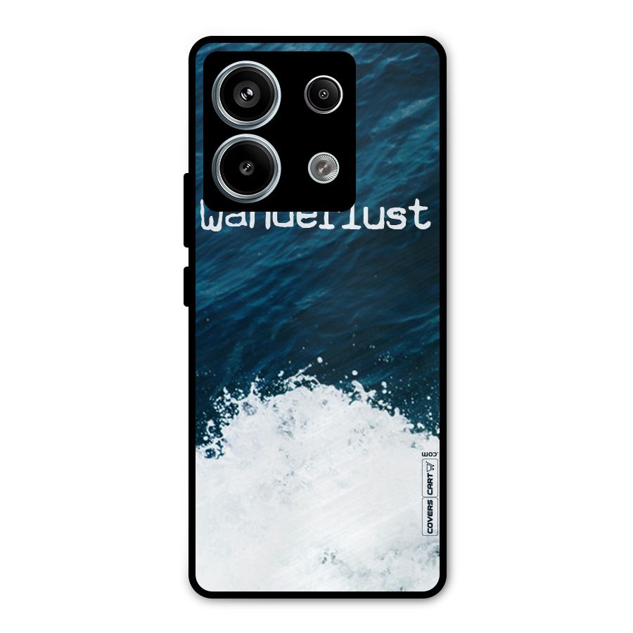 Ocean Wanderlust Metal Back Case for Redmi Note 13 Pro 5G