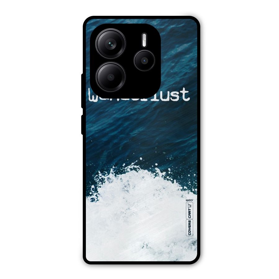 Ocean Wanderlust Metal Back Case for Redmi Note 14 5G