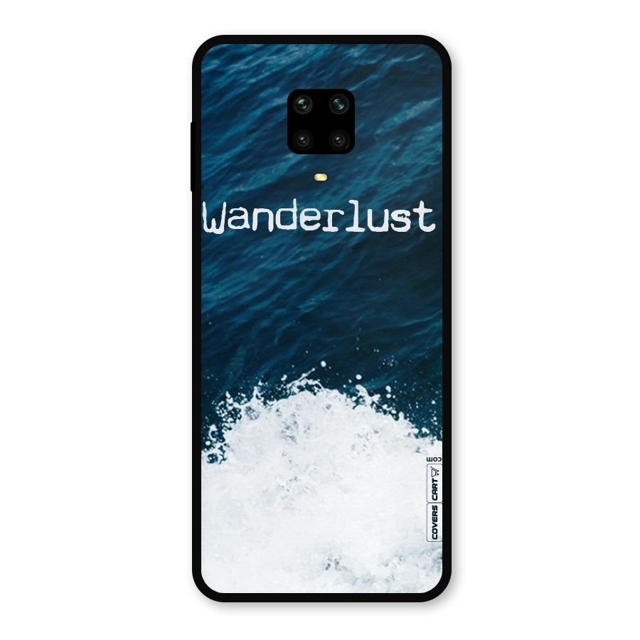 Ocean Wanderlust Metal Back Case for Redmi Note 9 Pro