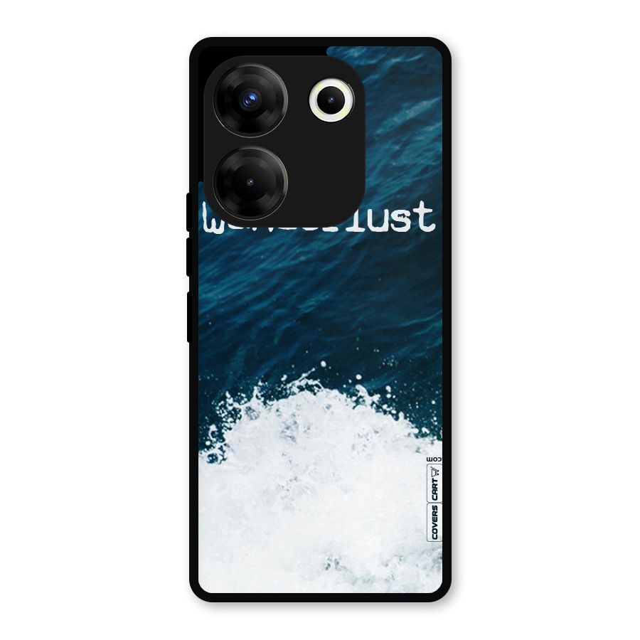 Ocean Wanderlust Metal Back Case for Tecno Camon 20 Pro