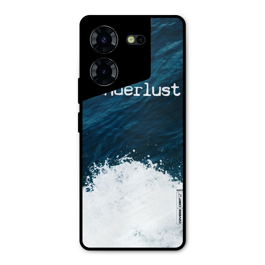 Ocean Wanderlust Metal Back Case for Tecno Pova 5 Pro 5G